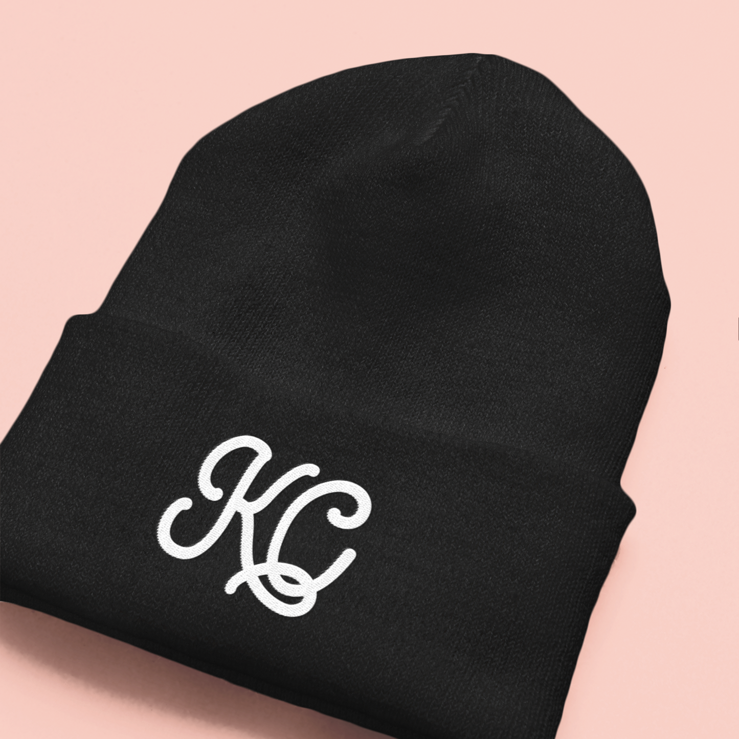 Script KC Beanie - Black