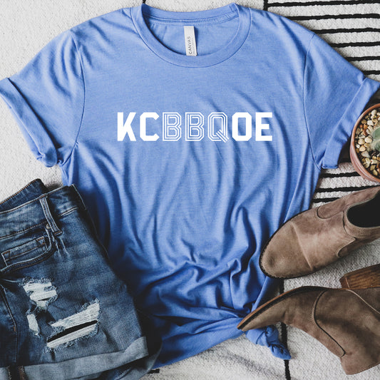 KC BBQ OE Tee - Blue