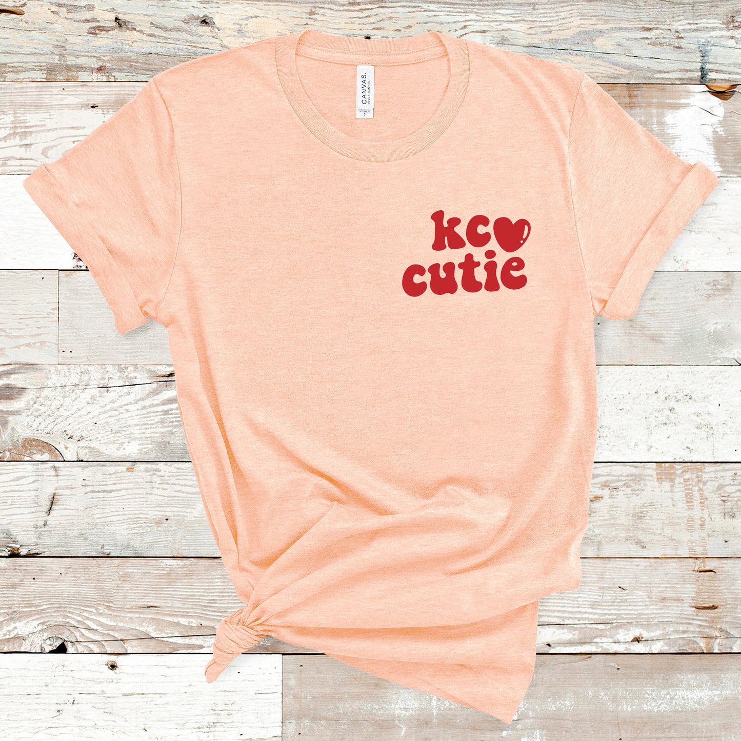 KC Cutie Tee - Peach