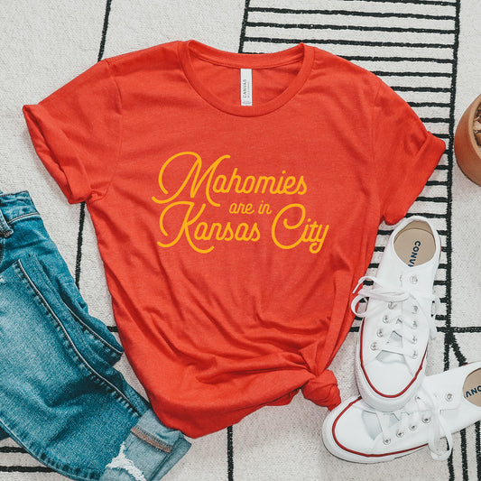 Mahomies Are In Kansas City Tee - Red