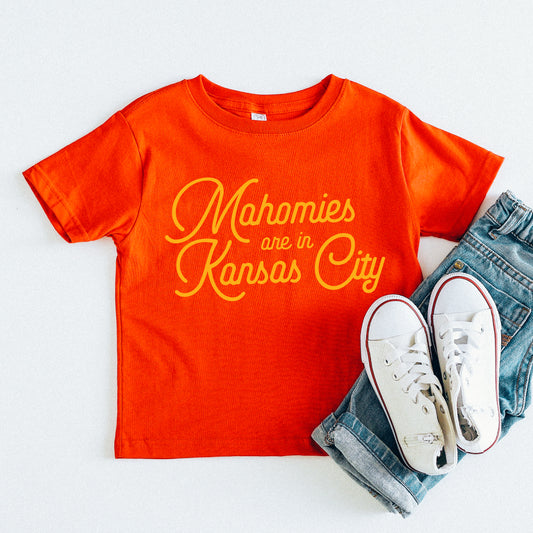 Mahomies Are In Kansas City Toddler Tee | Red