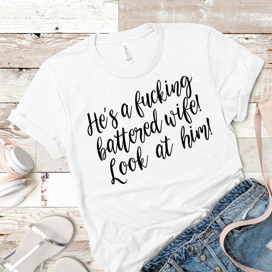 He's A F*cking Battered Wife! Look At Him! | VPR Tee