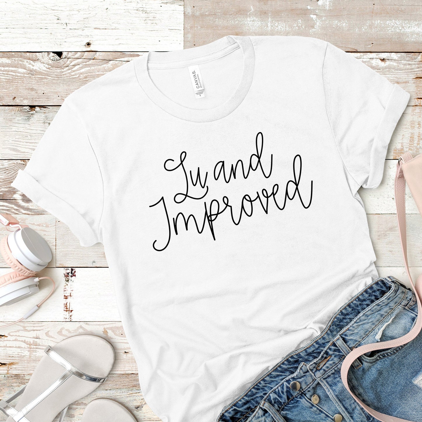 Lu and Improved | RHONY Quote | Unisex Short Sleeved Shirt | Multiple Color Options | Made To Order