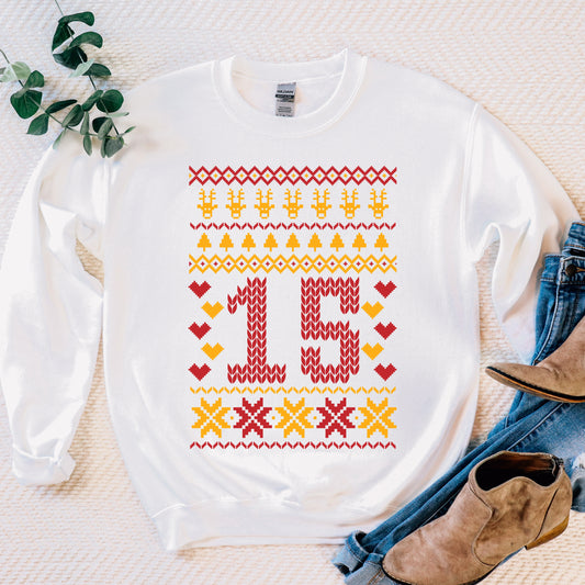 15 Tacky Sweatshirt - White