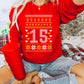 15 Tacky Sweatshirt - Red