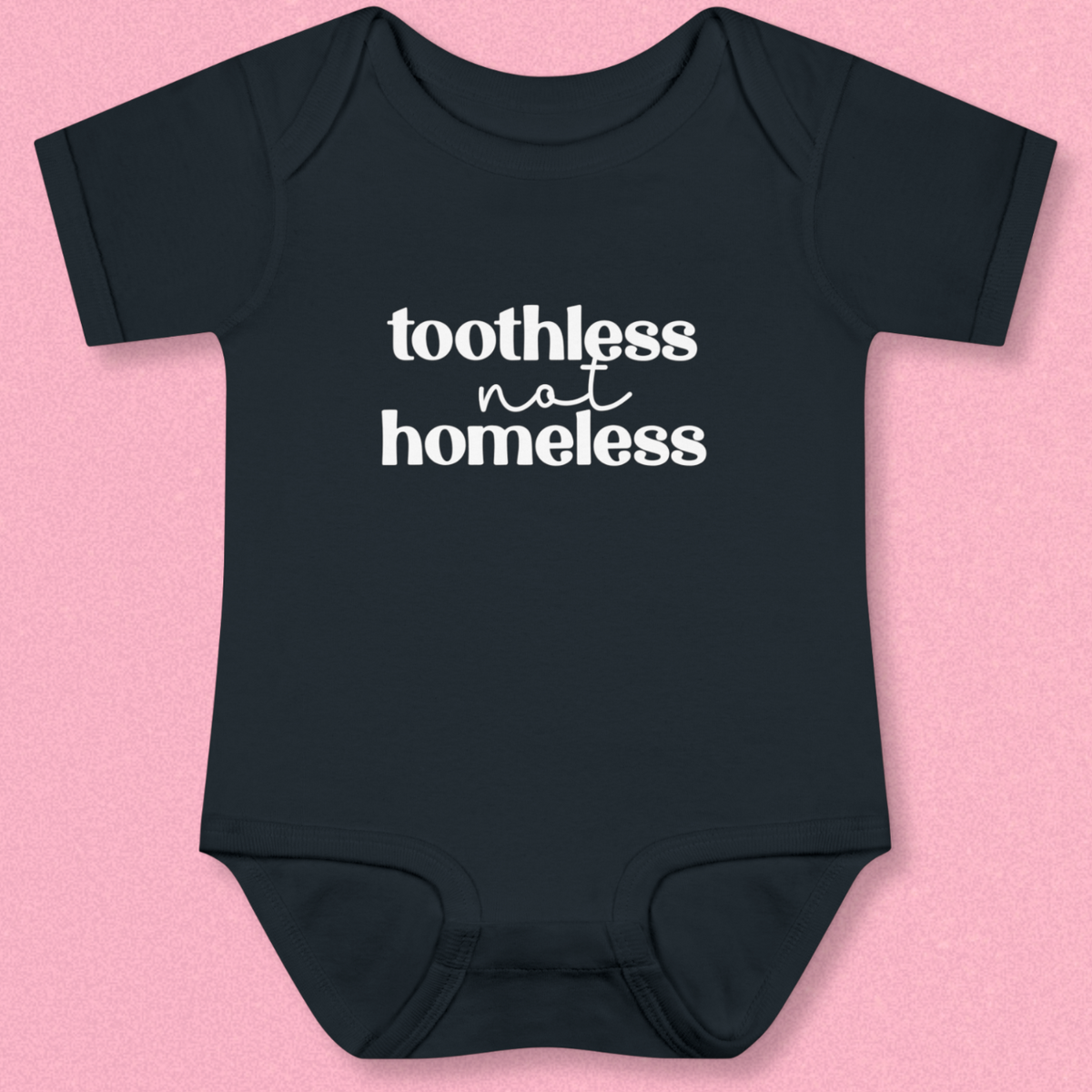 Toothless Not Homeless Baby - Black