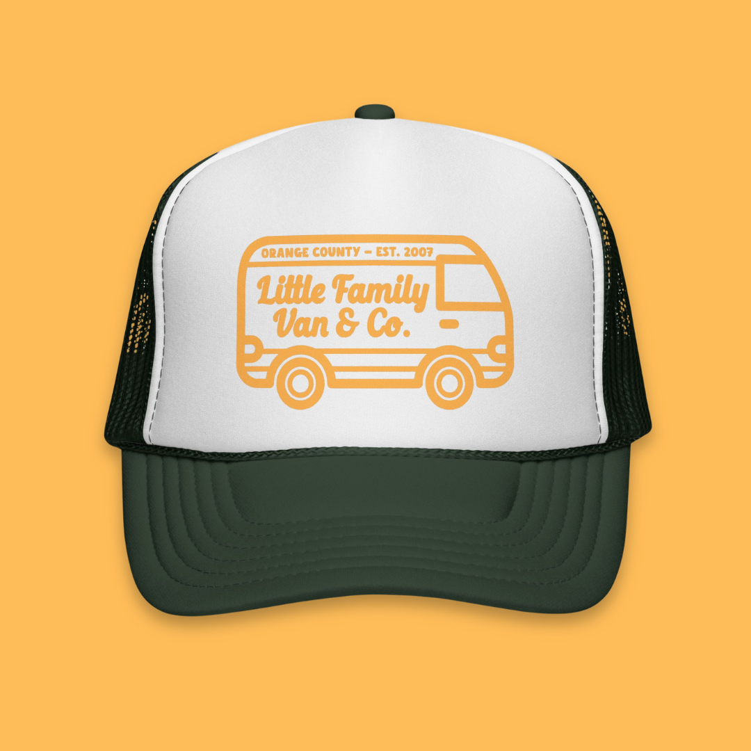 Little Family Van Trucker - Dark Green