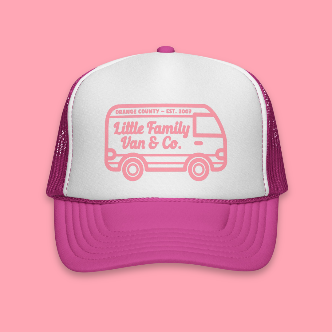 Little Family Van Trucker - Pink
