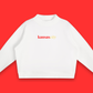 Kansas City Mock Neck Sweatshirt - White