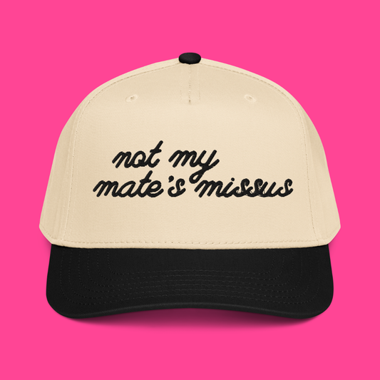 Not My Mate’s Missus Trucker - Tan/Black