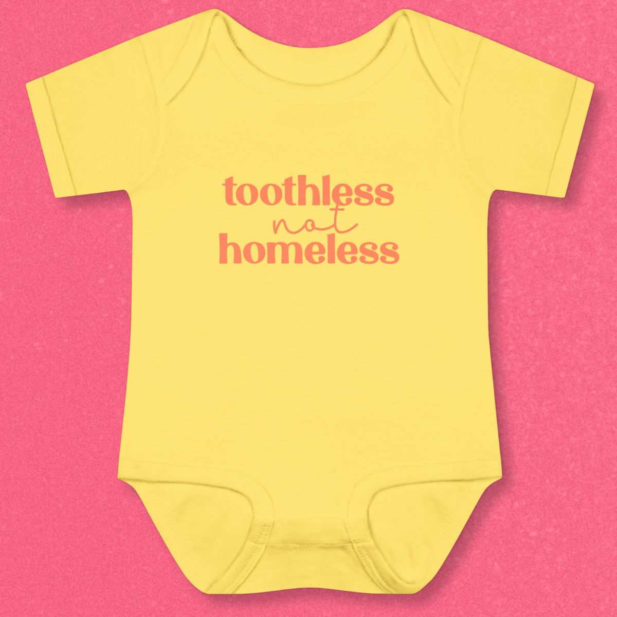 Toothless Not Homeless Baby - Yellow