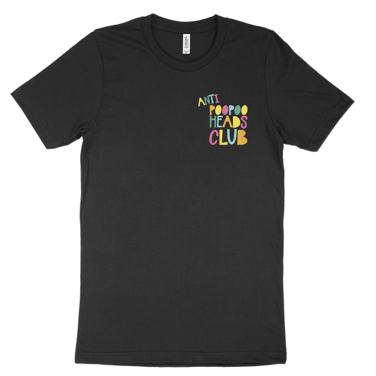 Anti Poo Poo Heads Tee - Black