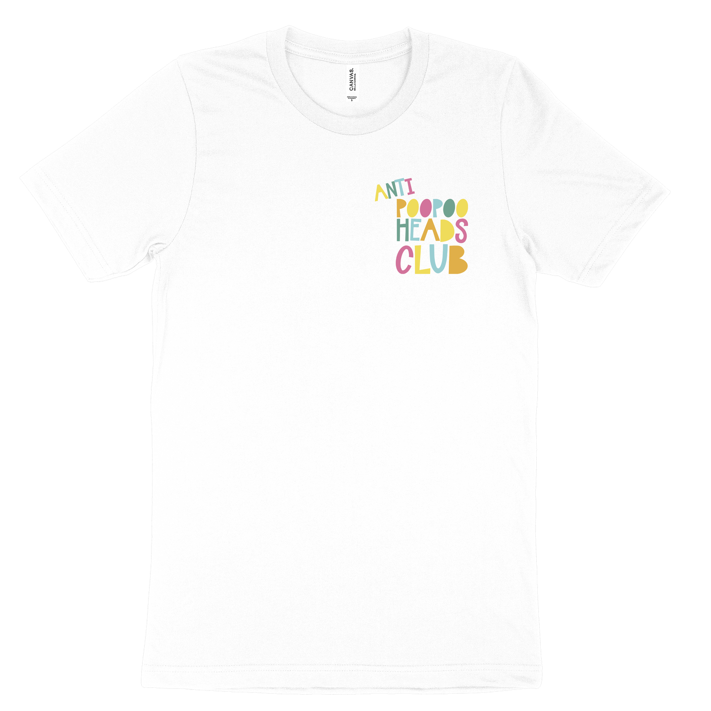 Anti Poo Poo Heads Tee - White