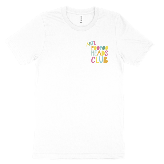 Anti Poo Poo Heads Tee - White