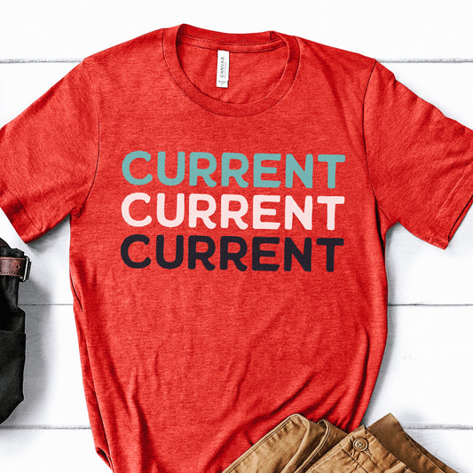 Current Tee - Red