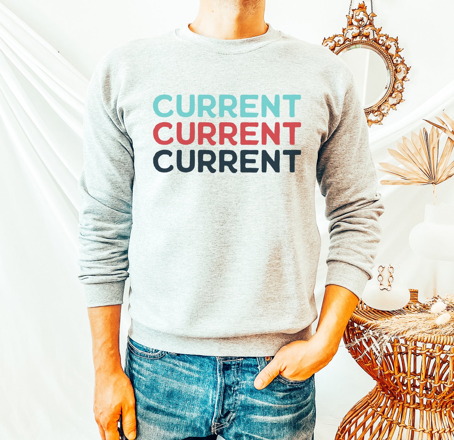 Current Sweatshirt - Ash