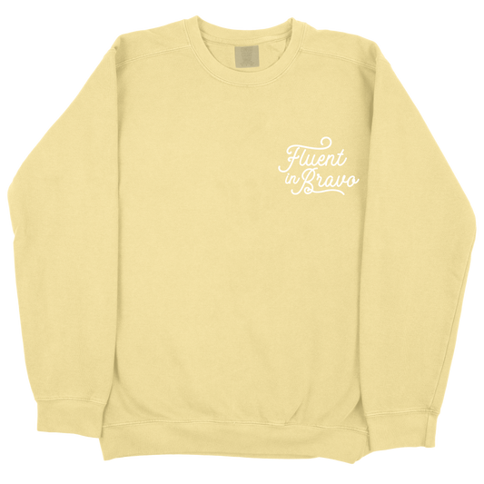 Fluent In Bravo CC Sweatshirt - Butter