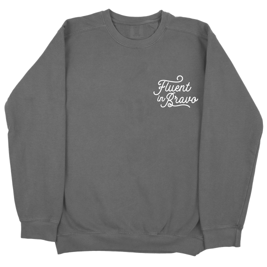 Fluent In Bravo CC Sweatshirt - Pepper