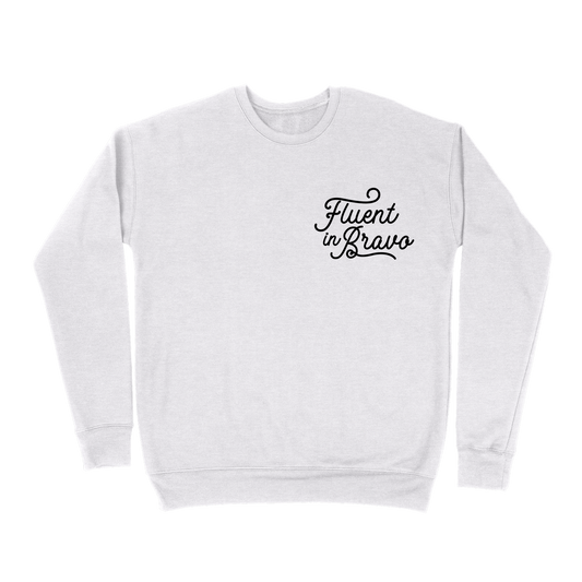 Fluent In Bravo Sweatshirt - Ash