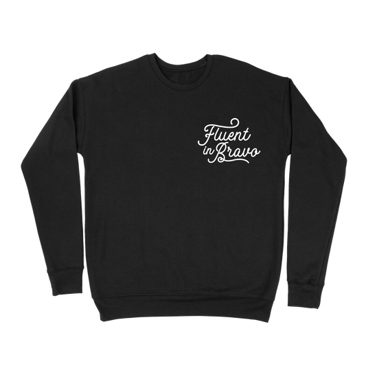 Fluent In Bravo Sweatshirt - Black