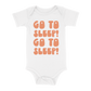 Go To Sleep! Baby - White