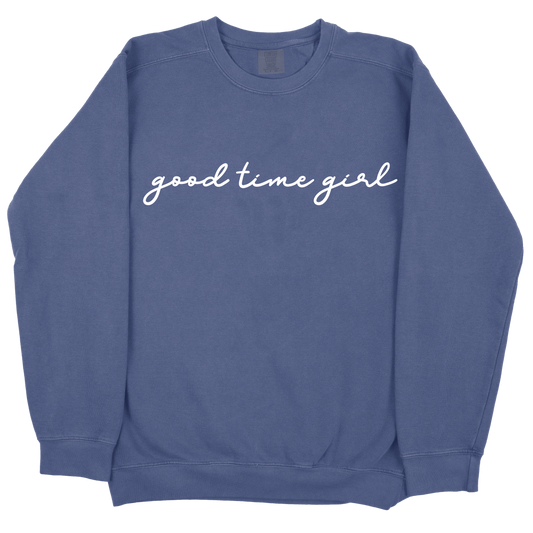 Good Time Girl CC Sweatshirt - Navy