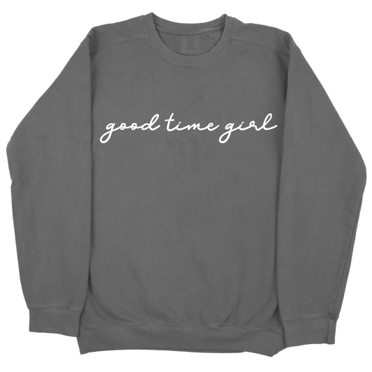 Good Time Girl CC Sweatshirt - Pepper