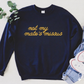 Not My Mate’s Missus Embroidered Sweatshirt - Navy