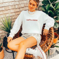 Carl’s A Mess Embroidered Sweatshirt - White