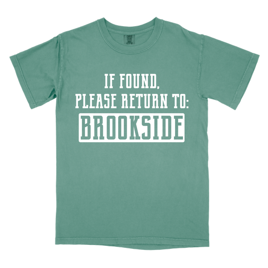 If Found, Please Return to Brookside CC Tee | Light Green
