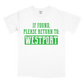 If Found, Please Return to Westport CC Tee | White