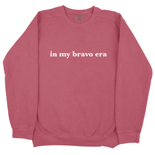 In My Bravo Era CC Sweatshirt - Crimson