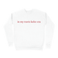 In My Travis Kelce Era Sweatshirt - White