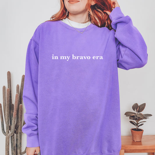 In My Bravo Era CC Sweatshirt - Violet