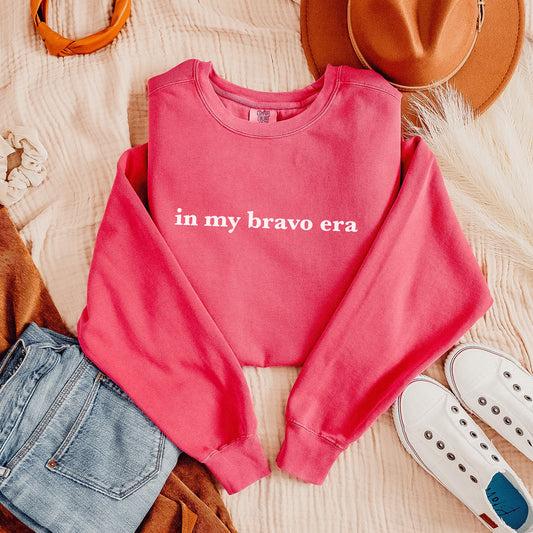 In My Bravo Era CC Sweatshirt - Watermelon