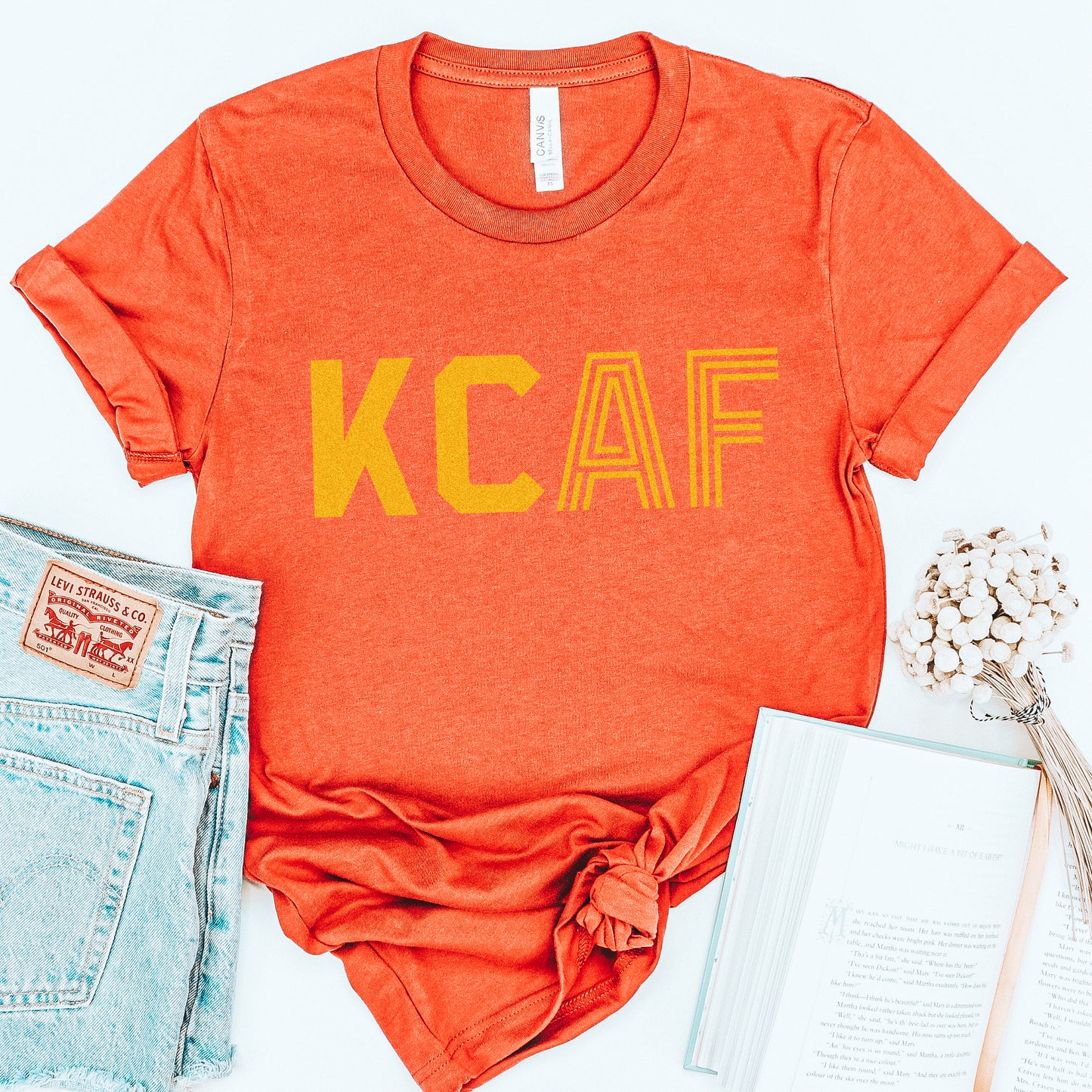 KCAF Tee - Red