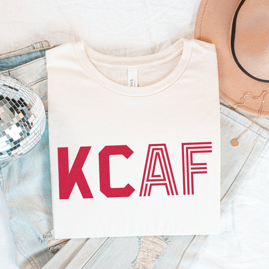 KCAF Tee - Soft Cream