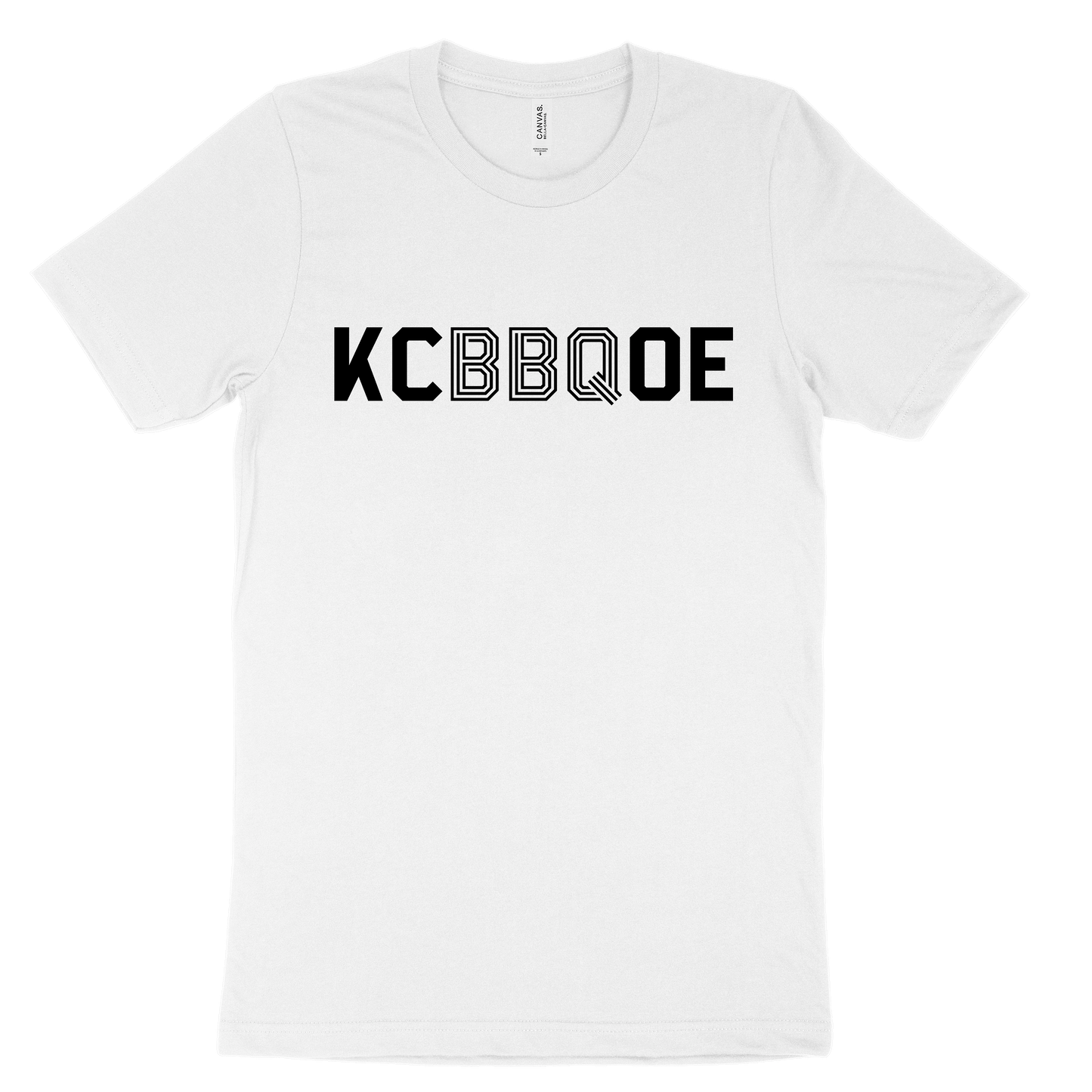 KC BBQ OE Tee - White
