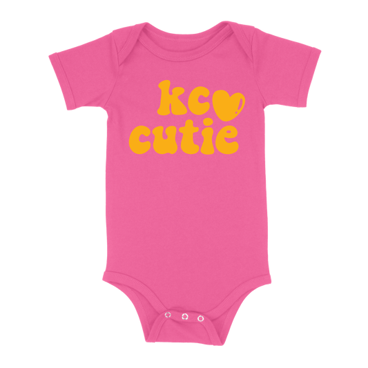 KC Cutie Baby One Piece | Hot Pink