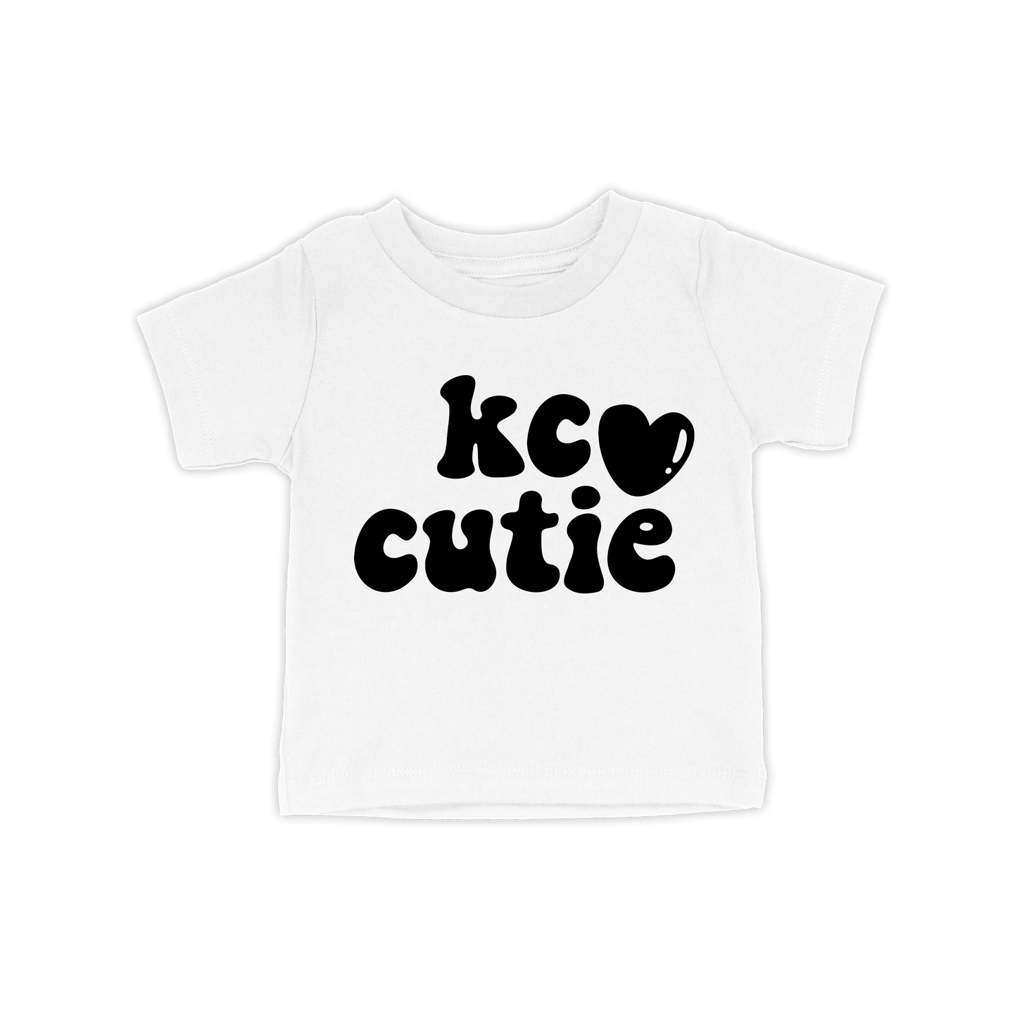 KC Cutie Toddler Tee | White Black