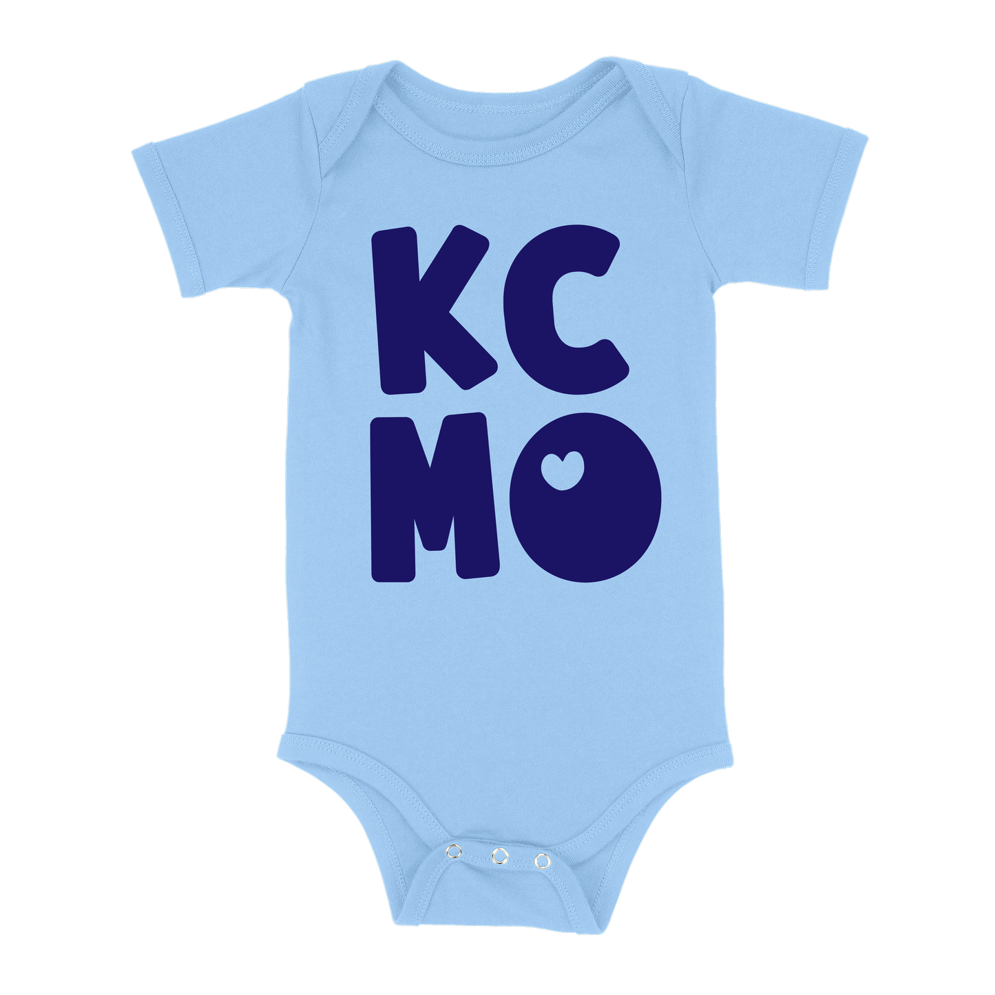 KCMO Baby One Piece | Light Blue