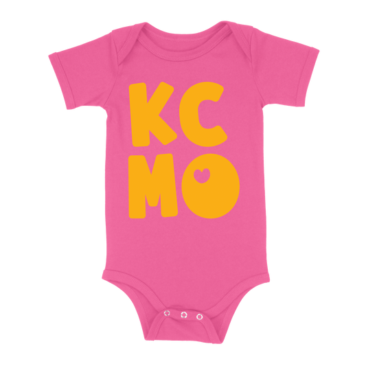 KCMO Baby One Piece | Hot Pink