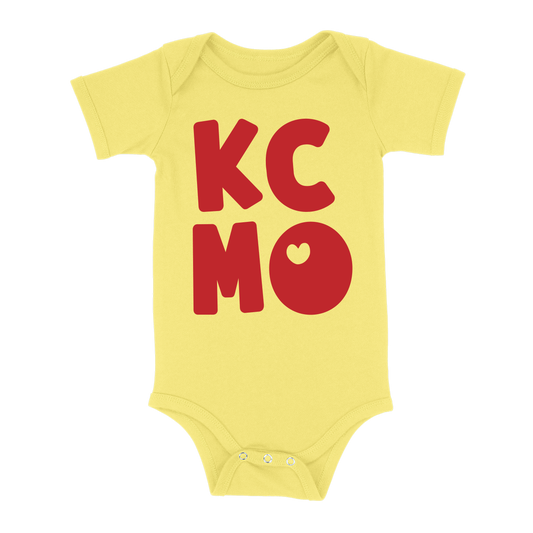 KCMO Baby One Piece | Yellow
