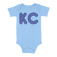 KC Outline Baby One Piece | Light Blue