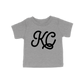 KC Script Toddler Tee | Grey