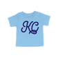 KC Script Toddler Tee | Light Blue