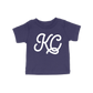KC Script Toddler Tee | Navy