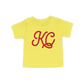 KC Script Toddler Tee | Yellow