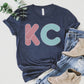 KC Outline Tee - Navy