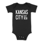 Kansas City EST 1838 Baby One Piece | Black